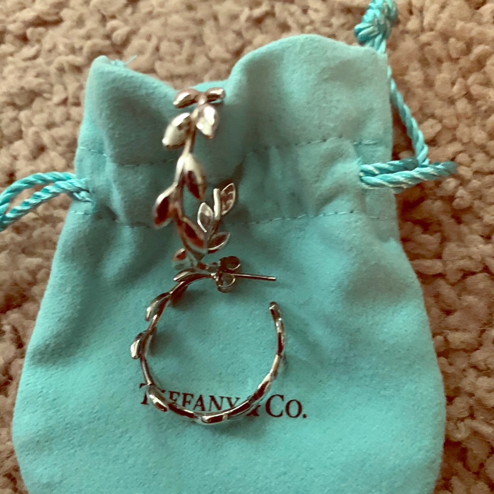 Tiffany Paloma Picasso Olive Leaf Earrings